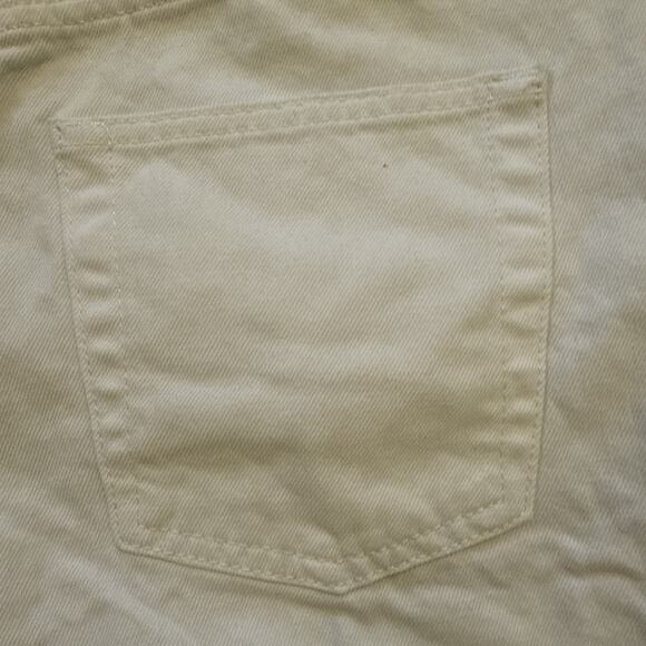 TopShop Moto-Mom Denim Shorts-Raw Hem-White-Size US 6/UK 10 - Picture 11 of 12